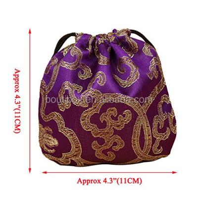 China Promotion Boutibox BB-T35 Yiwu Brocade Jewelry Pouch Bag Drawstring Silk Coin Purse for sale