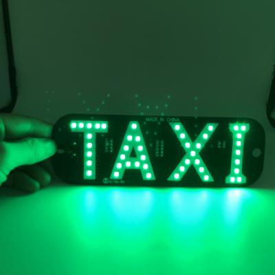 China Customized high quality car light panel taxi light sign led lamp logo led taxi roof sign TAXI LED for sale