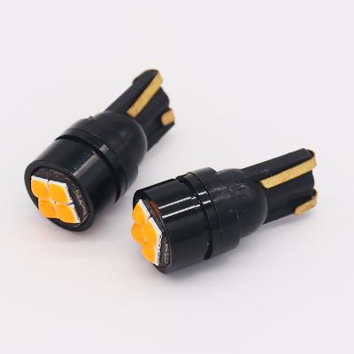 China UNJOYLIOD 12V 383LM super white auto light bulb lamp 4Smd 3030 bulb T10 lamp t10 t15 t5 auto light 3030-4SMD for sale