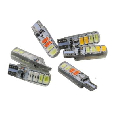 China T10 Canbus Led Bulb 5W 5630 Free Car Side Wedge Bulb Car Light 5730 8SMD Auto LED Lighting T10 Decorations for sale