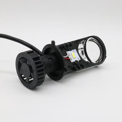 China Unjoyliod Mini Projector LED Headlight Y6D H4 LHD RHD High Quality Headlight Led Car Automobile Light V70 for sale