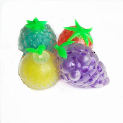 China Professional practice TPR environmental protection China manufacture factory price balls fruit beads stress ball for sale