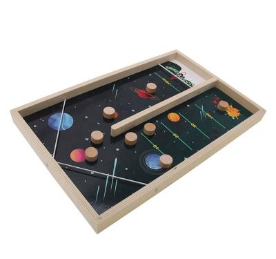 China Indoor Games Toys Wooden Bridle Puck Board Game Educational Classic Novelty Board Game Toys Kids Toys for sale