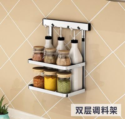 China Estante multiusos del dispositivo de cocina, pegando el estante del champú del cuarto de baño en venta