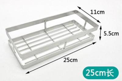 China Sanitary Ware / Kitchen Storage Racks Stinless Steel Storage Rack Size 25X13X5.5cm for sale