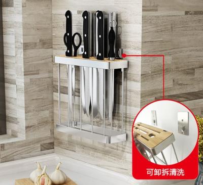 China Knife Block Kitchen Wall Rack , Cutting Board Stand Tools Kitchen Hanging Rack for sale