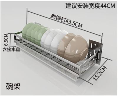 China Het gemakkelijke Schone Muur Opgezette Druiprek van het het Kabinetsroestvrije staal van het Keukenrek Te koop