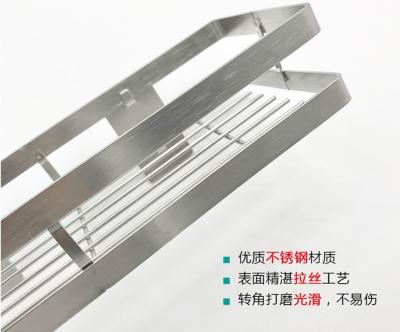 China estante de la cocina del acero inoxidable de los 40cm ninguna instalación de la perforación con el espacio de almacenamiento grande en venta