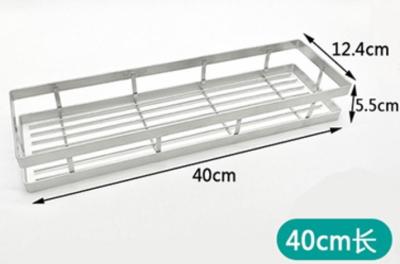 China Sticking Bathroom Storage Rack Shelf With Electrolysis For Family Bathroom for sale