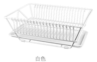 China Antique Style White Stainless Steel Wire Basket Kitchen Multi Purpose Stand for sale