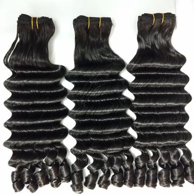 China Natural Color Thick Bottom Fumi Indian Hair Weave Bundles FB Indian Hair Extension for sale