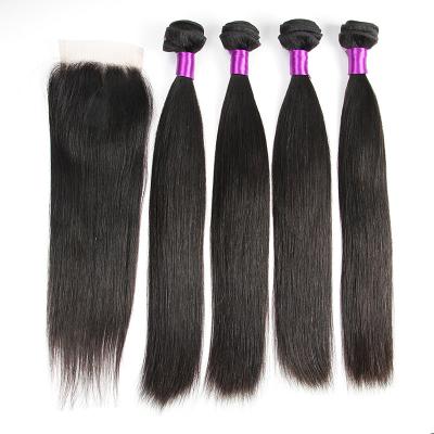 China Factory 100% Straight Raw Virgin Malaysian Indian Hair Weave Bundle, 10A Grade Wholesale Mink Virgin Brazilian Hair Vendor for sale