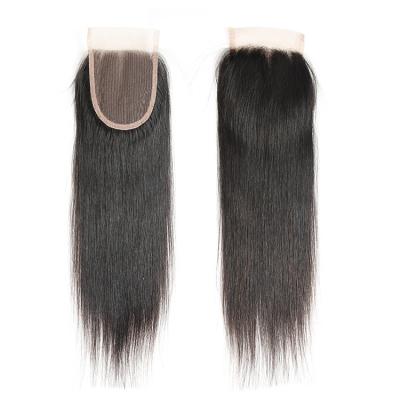 China Can be changed the design to any texture as you want Peruvian straight hair 3 part lace closure for sale