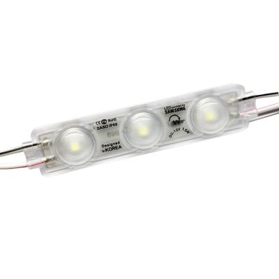 China 3 Channel Letter LED China Supplier Advertising Led Module Ultrasonic Lead ABS DC12V High Power Injection Molding 5630 Samsung Led Module for sale