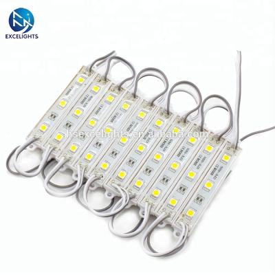 China Channel Letter China Supplier 12V DC RoHS SMD 3 LED Module Samsung 12V 5050 SMD LED Advertising For Signage for sale