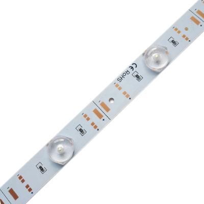 China Rigid Led LANDSCAPE Lens Diffusion Reflection DC12V 24V 12W SMD 3030 Backlight Strip For Light Box for sale