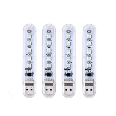 China New Desgin Eco-friendly USB Portable LED Strip Powered Student Dormitory USB Car Lights Colorful Baby LED Night Light for sale