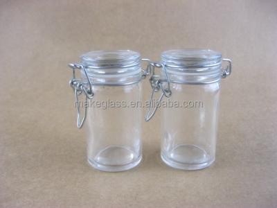 China Small viable airtight glass jar, storage glass jar, glass jar with lid, glassware for sale