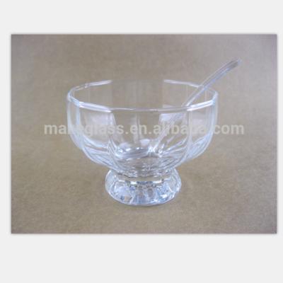 China Viable hot sale and different types of glass ice cream bowl for sale