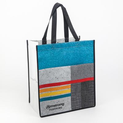 China China eco-friendly factoory price RPET with Matt Tote Bag shopping bag recycled bag for sale