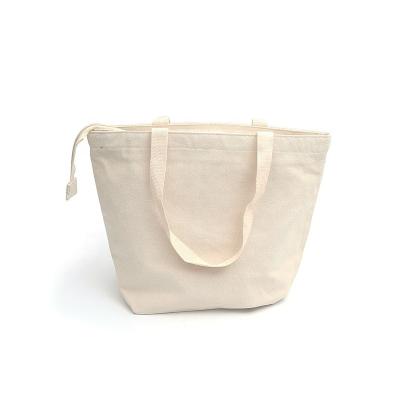 China 100% Eco-Friendly Custom Natural White Plain Recycled Cotton Sack Canvas Shopping Tote Bag for sale