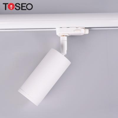 China Best Selling Products Modern Cob Rail Led Track Light Surface Mounted Track Gu10 Spot Light Adjustable Modern Led Down Light for sale