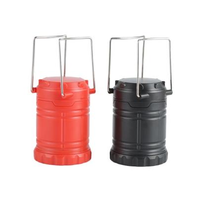 China Factory sale 3*cob strong folding portable ABS plastic cob camping telescopic lightweight outdoor light for sale