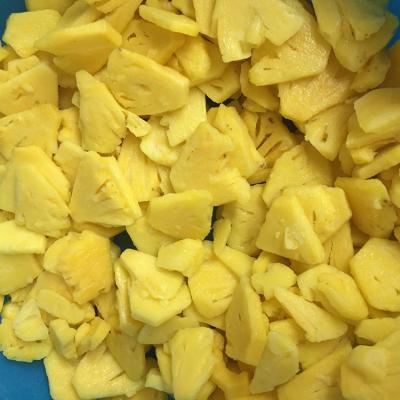 China Food Grade FROZEN Instant Frozen Tiny Pineapple Chunks for sale