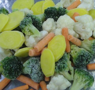 China BRC FROZEN Certified Good Quality IQF Frozen Mix Normandy Mixed Vegetables for sale