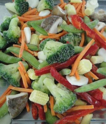 China Hot Selling High Quality BRC A Grade JELLY Certified IQF Frozen Stir-Fried Mixed Vegetables for sale