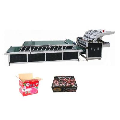 China Factory 1650 Automatic Fruit Corrugated Cardboard Vegetable Packing Colored Cardboard Box Making Laminator Machine for sale