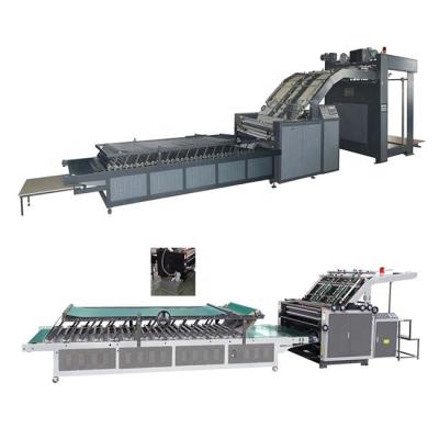 China Fruit and Vegetable Boxes Making Automatic Colorful Fruit Cardboard Box Making Flute Cardboard Glue Laminating Machine for sale