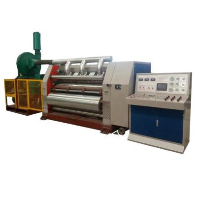 China Factory 1600/1800mm Width Oil Paperboard Corrugated Steam Heater Electric Thermal Groove Cardboard Making Gimbal Driven Single Facer Machine for sale