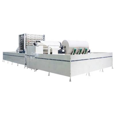 China Factory Direct Full Automatic CE 2800mm Width Household Toilet Paper Tissue Paper Rolls Making Embossing Rewind Production Machine for sale