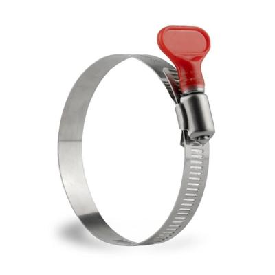 China High Quality Custom Made American Style 304 Stainless Steel Grip Hose Clamp for sale