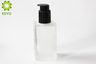 China Frosted Glass Foundation Bottle , 120ml Liquid Foundation Pump Bottle for sale