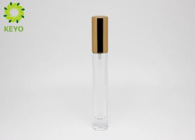 China 10ml Empty Glass Perfume Bottles With Golden Aluminum Atomiser Sprayer for sale