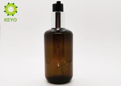 Chine Bouteille de distributeur de pompe de shampooing d'ANIMAL FAMILIER couleur ambre semi-transparente de 5 onces à vendre