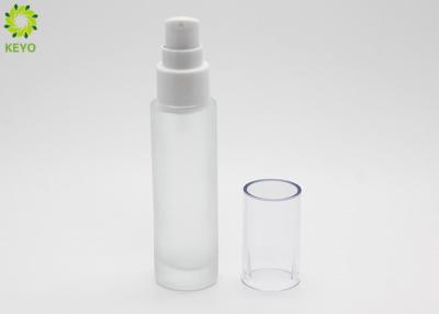 China Kleine Lege Kosmetische Containers, 30ml-de Flessen van de Glaspomp voor Essentiecbd Olie Te koop