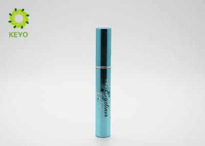 China Glänzende blaue leere Eyeliner-Rohre, runder leerer Eyeliner-Aluminiumbehälter zu verkaufen