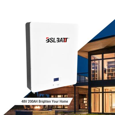 China Home system BSLBATT storage system powerwall lithium ion battery / solar 48v 200ah lifepo4 battery with display for sale