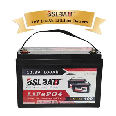 China Long cycle life BSLBATT MANUFACTURING 12V100AH ​​LONG LIFE LITHIUM ION LITHIUM ION RECHARGEABLE ION 200AH 100AH for sale