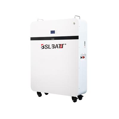 China BSLBATT 15kw 1 type roller powerwall 48v 300ah lithium ion battery lifepo4 48v 300ah battery on wheels for sale