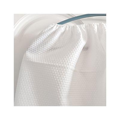 China White Square Cotton Women Disposable Bath Towel Grain Embossed Disposable Robe for sale