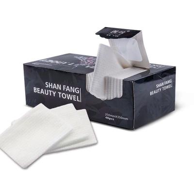 China Soft Cotton Box Packing Thick Nonwoven Facial Cleaning Cloth Disposable Makeup Removal Removal for sale