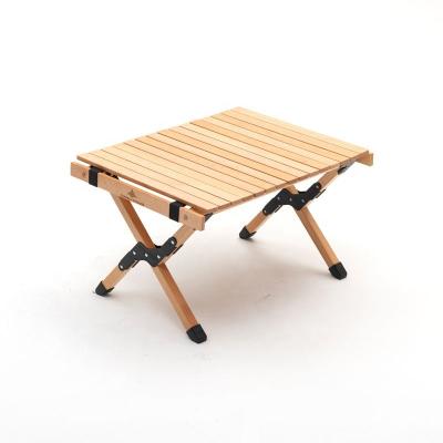 China Easy to fold and carry hot sale camping picnic stand small wooden outdoor table portable folding table for sale