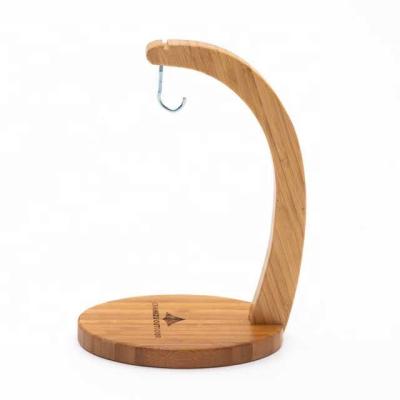 China Easy to fold and carry nature portable bamboo camping light stand holder is used for outdoor furniture for evening party for sale