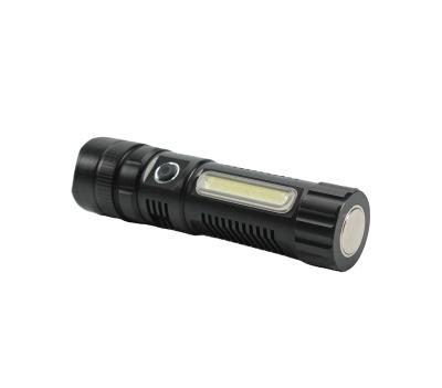 China Camping Portable aluminum LED Tactical flashlight, scalable flashlight Waterproof LED rechargeable flashlight for sale