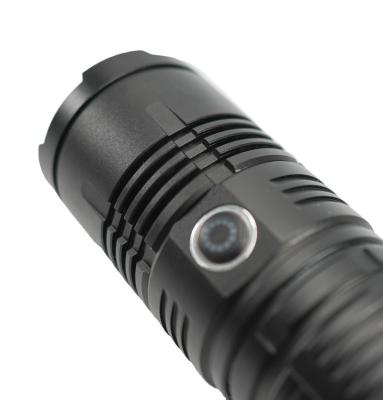 China Camping High Lumen High Quality type-c  Rechargeable Waterproof  Led Large Flashlight Torch for sale