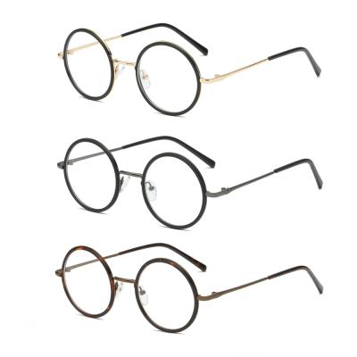 China Metal frames round retro optical eyewear, optical frame glass, unisex metal frames for sale